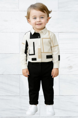 RIYANSHI Boys Casual Shirt Pant(Multicolor)