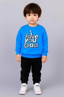 SHINING4 Baby Boys & Baby Girls Casual T-shirt Pyjama(BLUE)