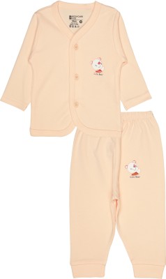 BodyCare Baby Boys & Baby Girls Casual Top Pyjama(Beige)