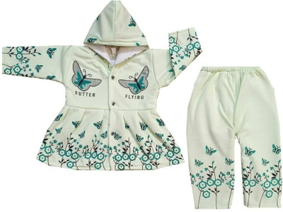 SHINING4 Baby Girls Party(Festive) Dress Pyjama(GREEN)