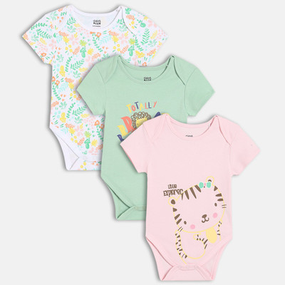 MINI KLUB Baby Girls Casual Bodysuit Bodysuit(Multi)