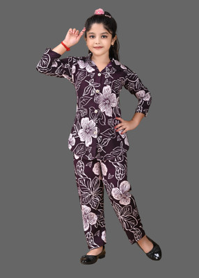 Vastra Girls Party(Festive) Dress Pant(PURPLE)