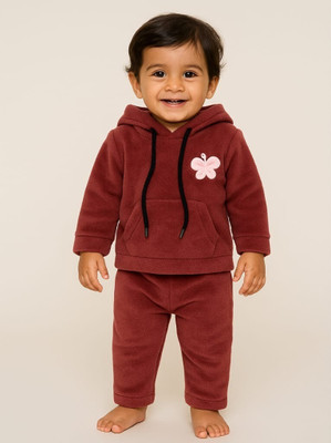 Fashiva Baby Boys Barbie Party(Festive) Pyjama Sweater(MAROON)