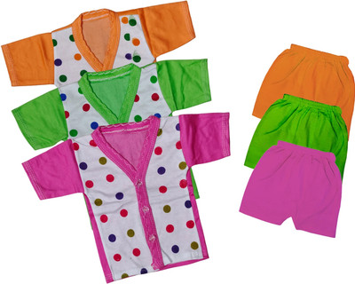 ReshmaaEnter Baby Boys & Baby Girls Casual T-shirt Pyjama(C-3-4-5)