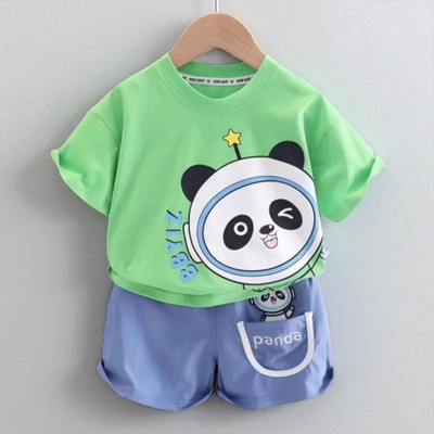 Delta Fashion Baby Boys & Baby Girls Casual T-shirt Pant(light green & blue)