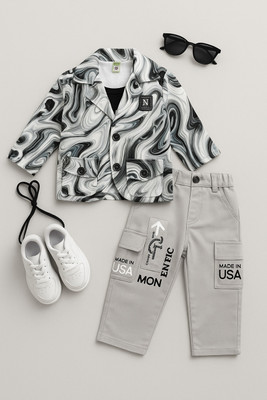 ChoiceTraders Baby Boys Casual Jacket Pant(Blue)