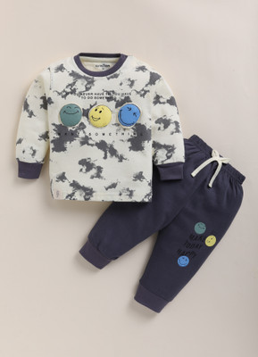 karnika care Boys Casual Sweatshirt Pant(Navy)