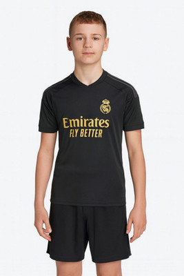 Ryze Boys & Girls Casual T-shirt Shorts(Black)