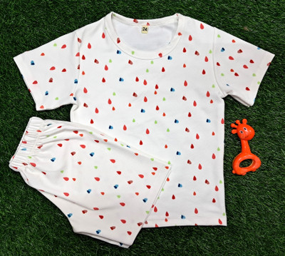 HENA TEXTILE Baby Boys Casual T-shirt Pant(MULTICOLOR)