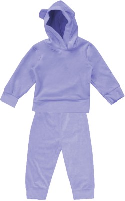 ICABLE Baby Boys & Baby Girls Casual Sweatshirt Track Pants(LPURPLE)