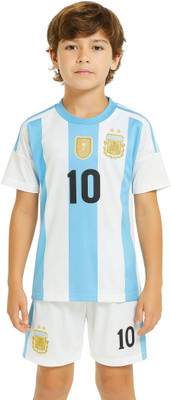 Ryze Boys & Girls Casual T-shirt Shorts(Blue)