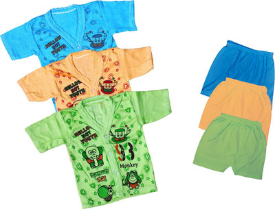 ReshmaaEnter Baby Boys & Baby Girls Casual T-shirt Shorts(E-1-3-6)