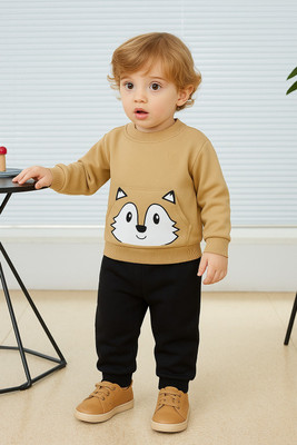 Lofn Baby Boys & Baby Girls Casual Sweatshirt Track Pants(Multi)