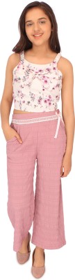 Cutecumber Girls Casual Top Pyjama(Pink)