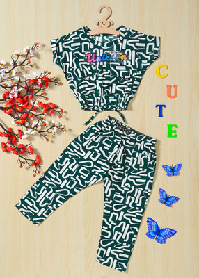 Fashioncore Girls Angry Birds Casual Top Pyjama(Green)