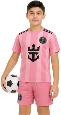 Ryze Boys & Girls Casual T-shirt Shorts(Pink)
