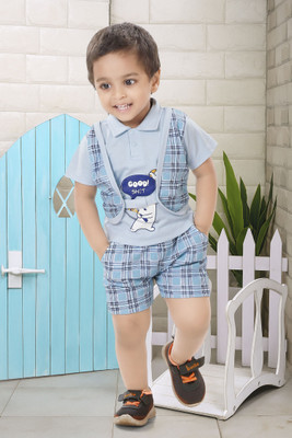 MUMBEL Baby Boys Party(Festive) T-shirt Jacket(Blue)