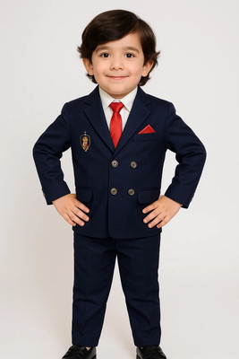 Shri Salasar Balaji Boys Party(Festive) Bodysuit Waistcoat(Blue)