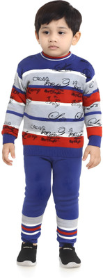 MStyle Baby Boys Casual Sweater Pyjama(Blue)