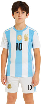 BUGOAT Boys & Girls Casual T-shirt Shorts(Blue)