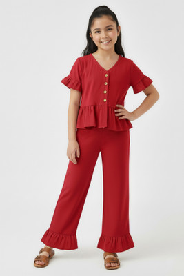 Trampoline Girls Party(Festive) Top Trouser(Red)