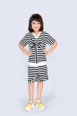 HouseOfCommon Girls Party(Festive) Top Shorts(Black)