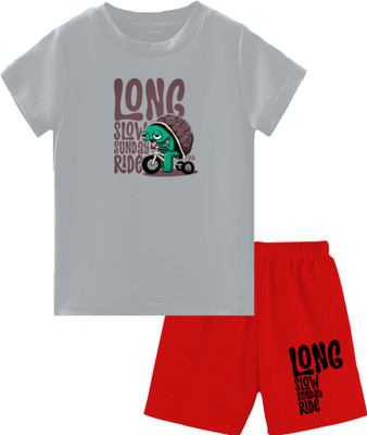 JUGULAR Baby Boys Casual T-shirt Shorts(MULTI 17)