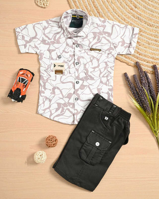 Jorifashion Baby Boys Party(Festive) Shirt Shorts(PINK)