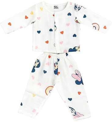 Nestlooms Baby Boys & Baby Girls Casual Top Pyjama(Mickey Love)