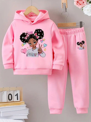 HouseOfCommon Girls Disney Princess Party(Festive) Top Pant(baby pink)