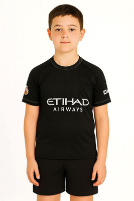 Ryze Boys & Girls Casual T-shirt Shorts(Black)
