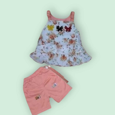 SSS Baby Boys Casual Top Shorts(orange)
