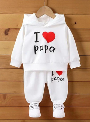 funkits Baby Boys & Baby Girls Casual T-shirt Pyjama(WHITE)