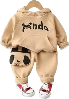 insha fashion Baby Boys & Baby Girls Party(Festive) Track Suit Track Suit(skin)