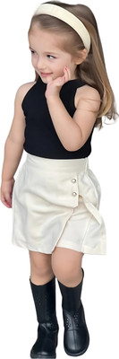 Dressto Girls Party(Festive) Top Shorts(BLACK)