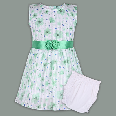 Wishkaro Baby Girls Casual Dress Brief(Green)