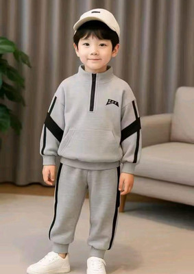Srfashionglobel Baby Boys & Baby Girls Casual Jacket Pyjama(A Grey)
