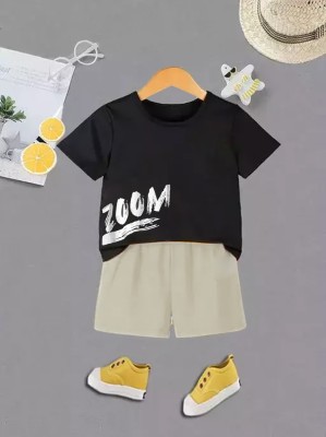 KIDDY STAR Boys Casual T-shirt Shorts(Black-29)