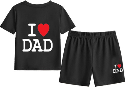 MUCARE Baby Boys & Baby Girls Casual T-shirt Shorts(Black)