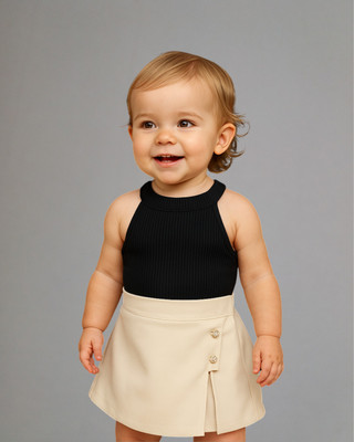 Dressto Girls Party(Festive) Top Shorts(BLACK)