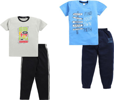 Todd N Teen Boys Casual T-shirt Track Pants(bfsc04/multi04)