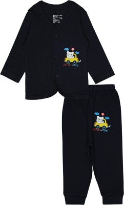BodyCare Baby Boys & Baby Girls Casual Top Pyjama(Dark Blue)