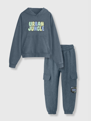 Nap Chief Boys & Girls Casual Sweatshirt Track Pants(Grey)