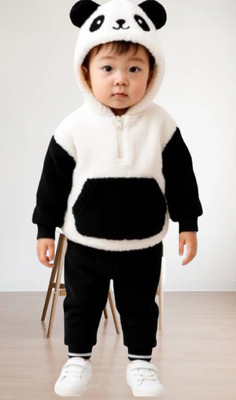 Srfashionglobel Baby Boys & Baby Girls Casual Jacket Pyjama(A Black)