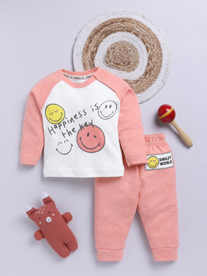YK X Tinyo Boys Casual T-shirt Jegging(Coral)