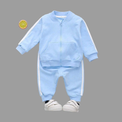 Kwikk Baby Boys & Baby Girls Casual Sweatshirt Track Pants(blue)