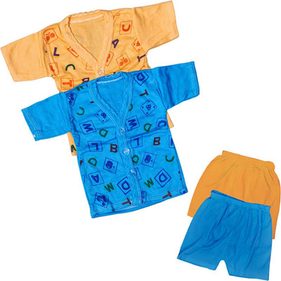ReshmaaEnter Baby Boys & Baby Girls Casual T-shirt Shorts(D-2-5)