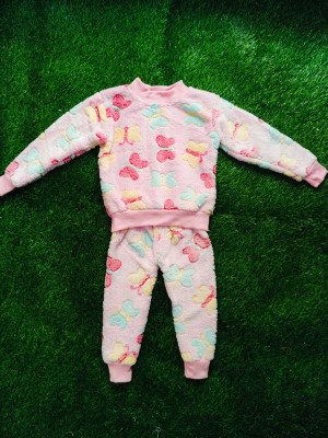 Hipposippo Baby Girls Party(Festive) Sweatshirt Pant(PINK)