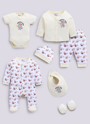 MOONKIDS Baby Boys & Baby Girls Casual Jumpsuit Jumpsuit(Butter Yellow)