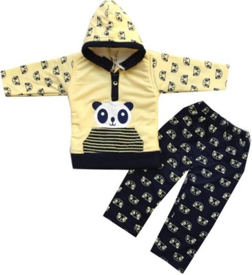 SHINING4 Baby Boys & Baby Girls Casual Sweatshirt Pyjama(CREAM)